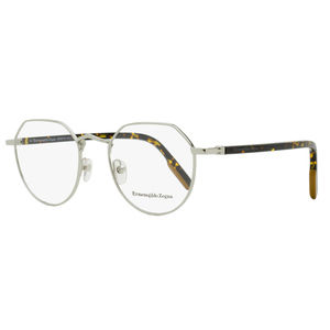 Zegna Geometric Vicuna Eyeglasses EZ5238 016 Palladium/Tortoise 50mm
